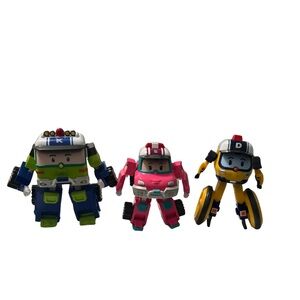 Robocar Poli Sandville Desert Rescue Diecast 3-piece Set